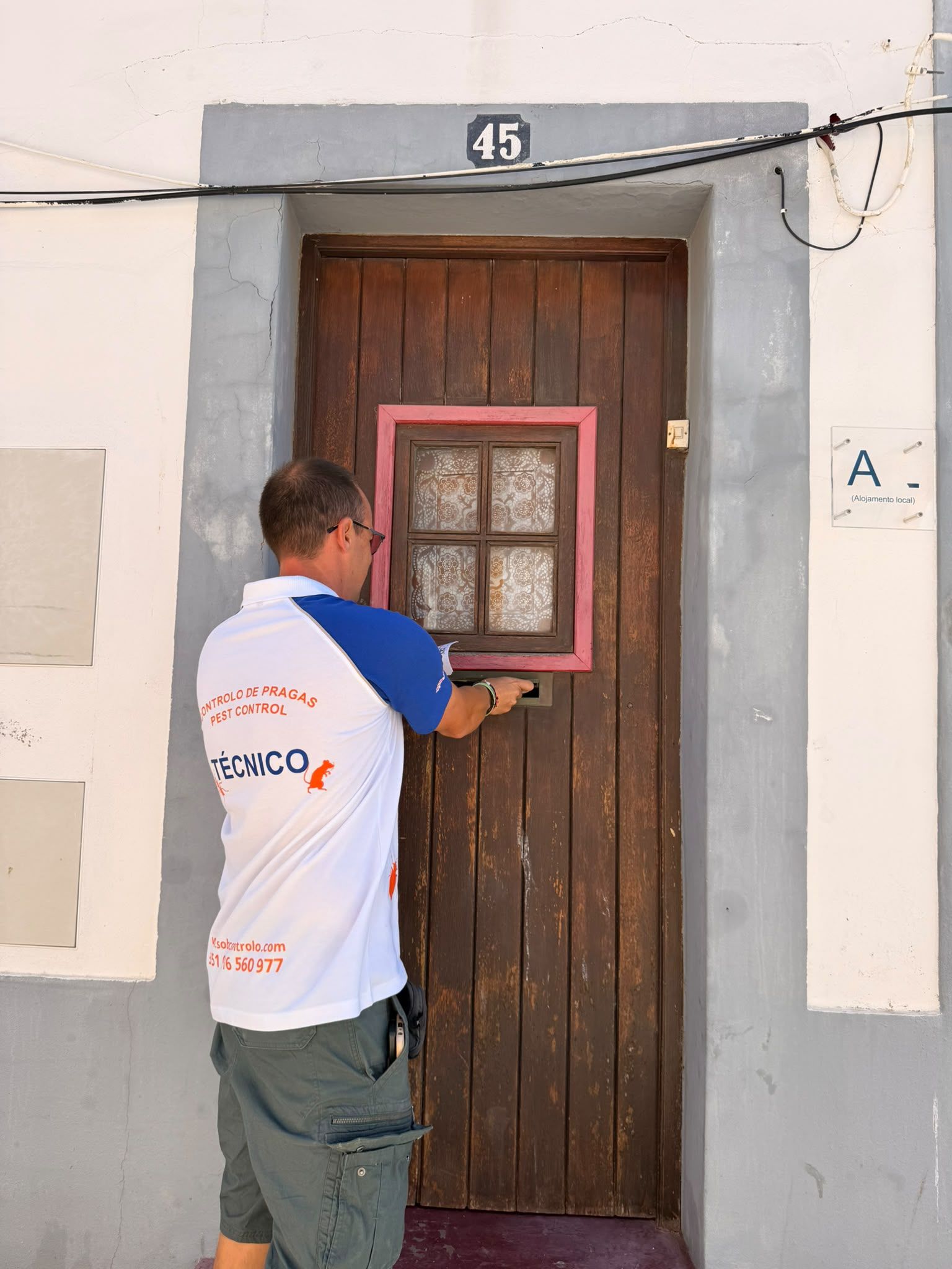 Técnico Sobcontrolo em visita a cliente