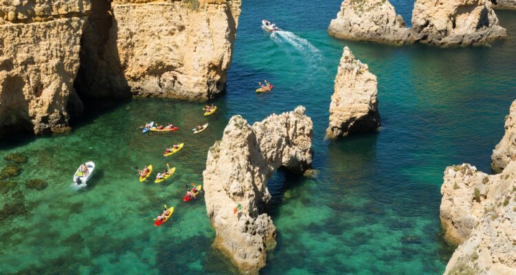 Boats in Lagos, Portugal